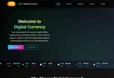 Screenshot of digitalcurrency.ge
