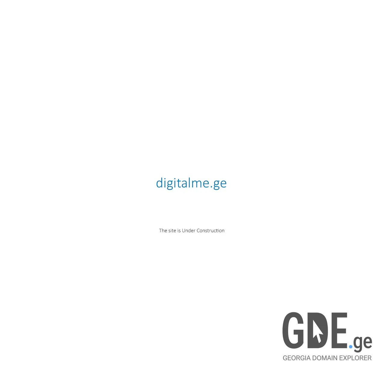 Screenshot of the site digitalme.ge at 2026-02-27