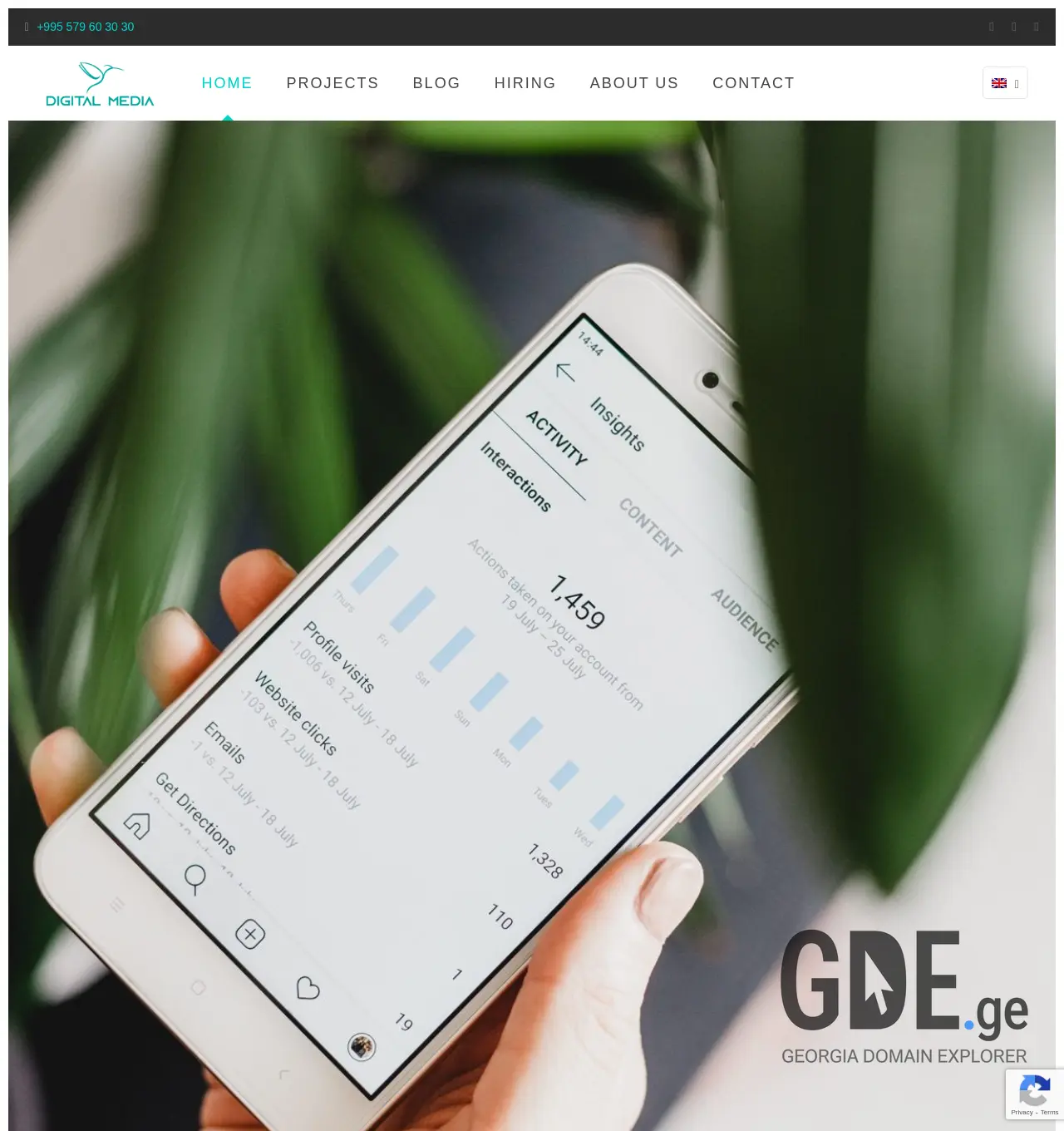 Screenshot of the site digitalmedia.ge at 2025-11-30