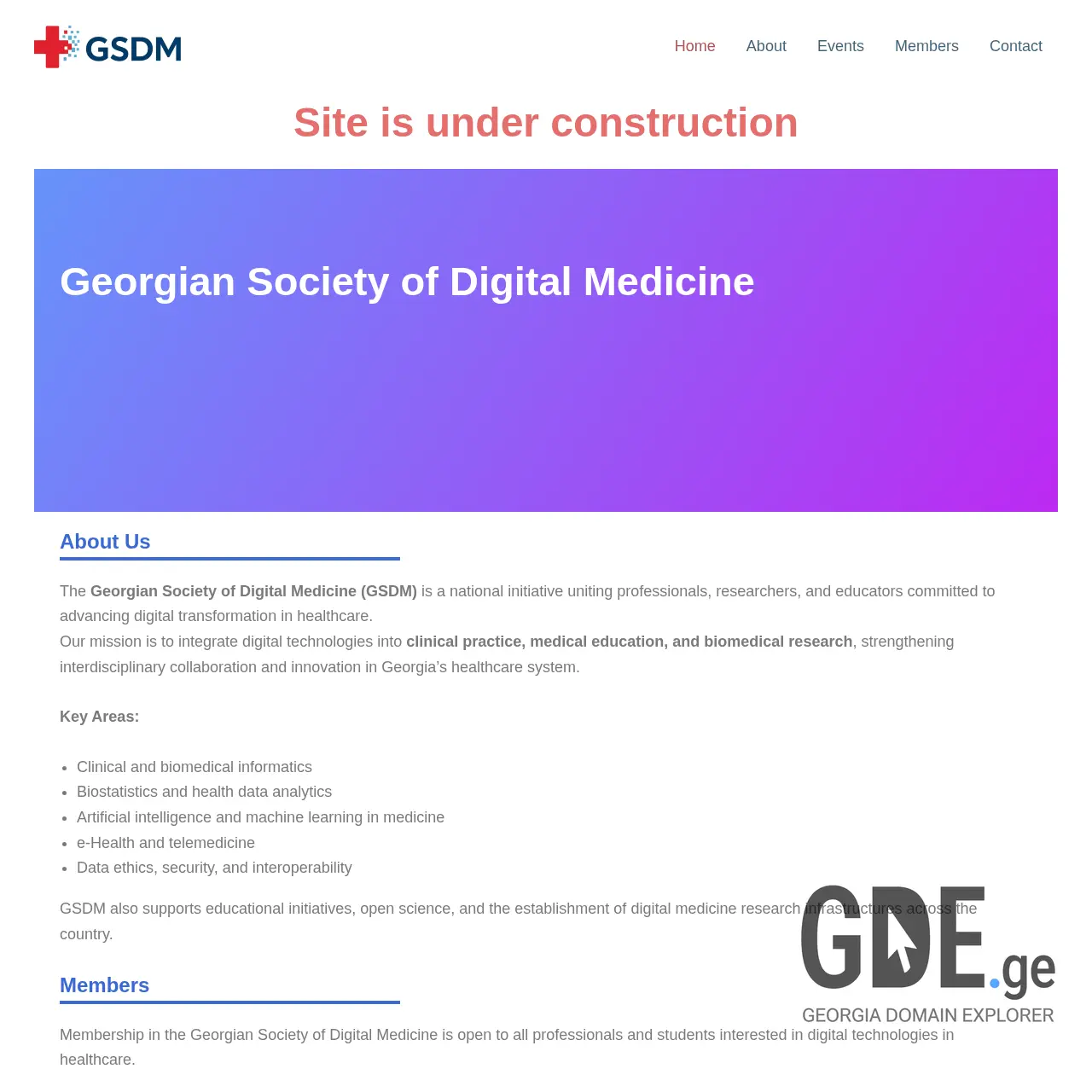 Screenshot of the site digitalmedicine.ge at 2025-12-07
