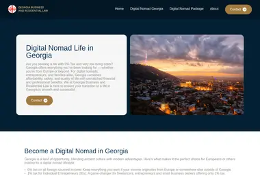 Скриншот digitalnomad.ge