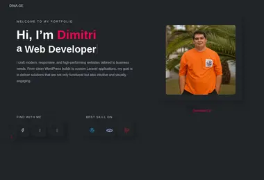 Скриншот dima.ge