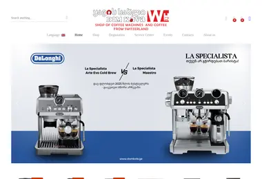 Screenshot of dimkava.ge