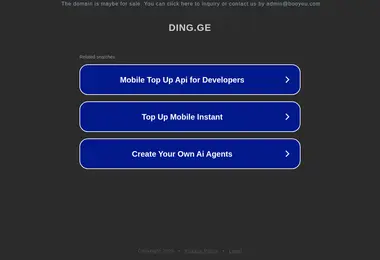 Скриншот ding.ge