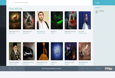 Скриншот dinimp3.ge