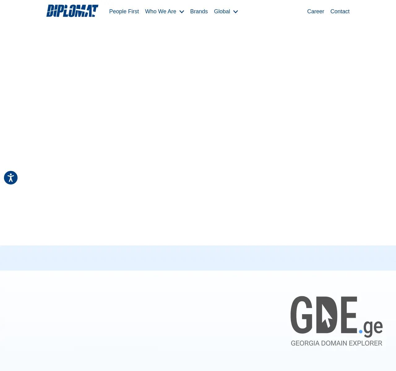 Screenshot of the site diplomat.ge at 2025-11-27