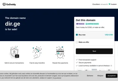 Screenshot of dir.ge