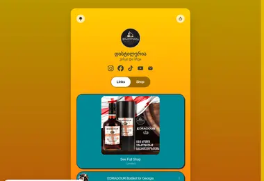 Скриншот distileria.ge