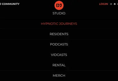 Скриншот djcommunity.ge