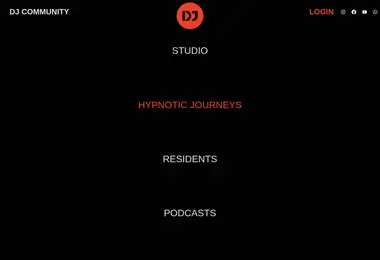 Скриншот djcommunity.ge