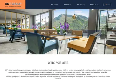 Screenshot of dntgroup.ge