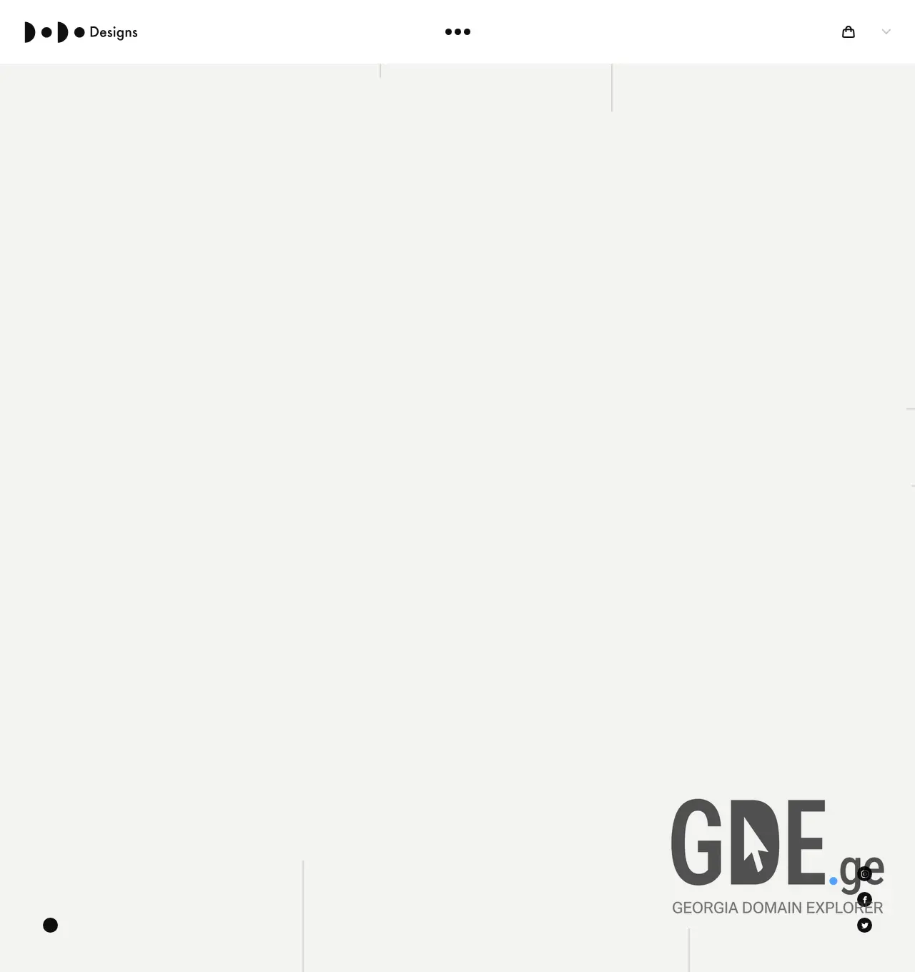 Screenshot of the site dododesigns.ge at 2025-11-30