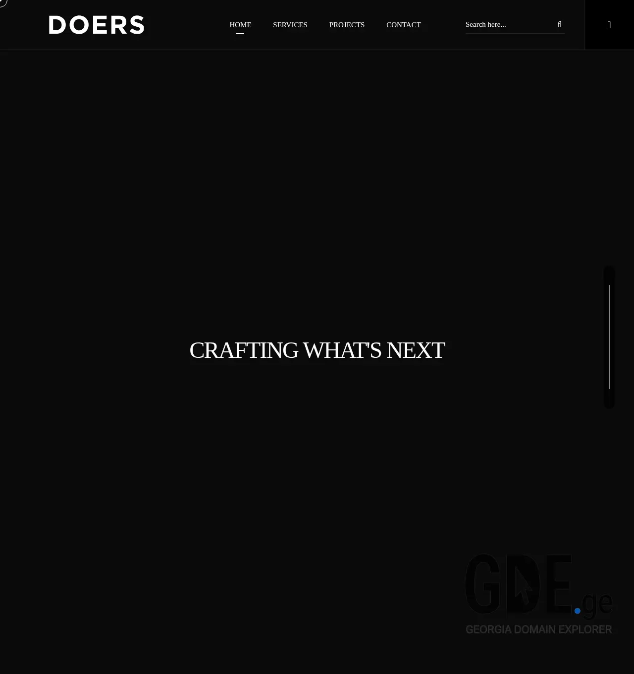 Screenshot of the site doers.ge at 2025-11-30