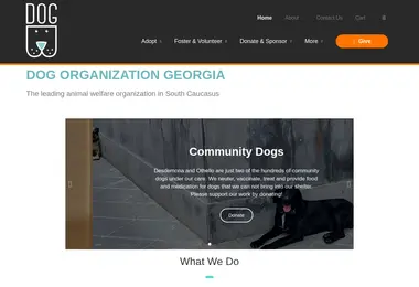 dog.org.ge-ის ეკრანის სურათი