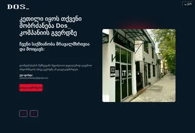 Screenshot of dos.ge