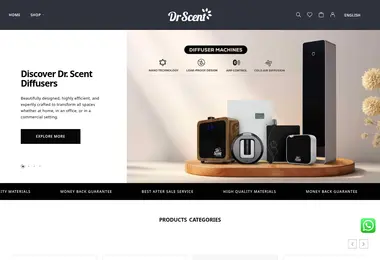 Скриншот dr-scent.ge