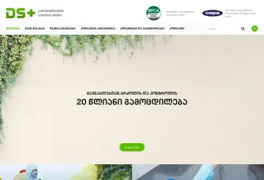 Screenshot of dsplus.ge