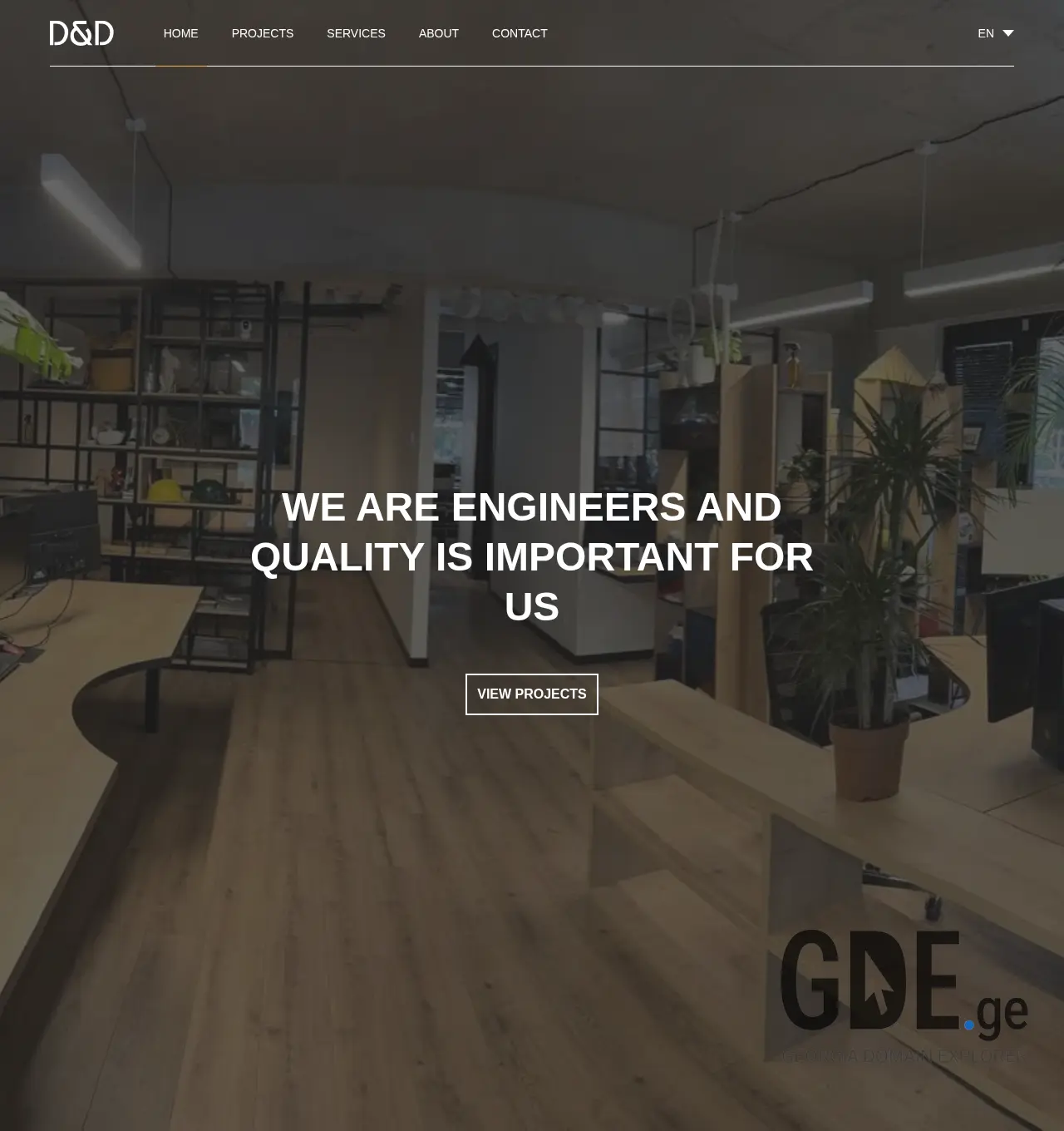 Screenshot of the site dynamicdesigne.ge at 2025-12-06