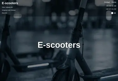 Screenshot of e-scooter.ge