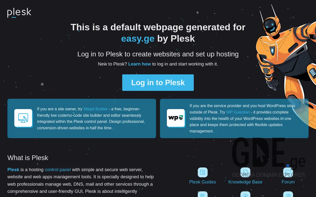 Screenshot of the site easy.ge at 2025-11-29