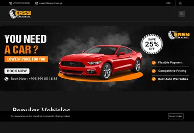 easycarrent.ge-ის ეკრანის სურათი