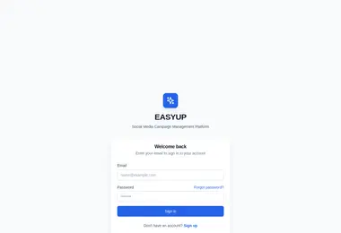 Screenshot of easyup.ge