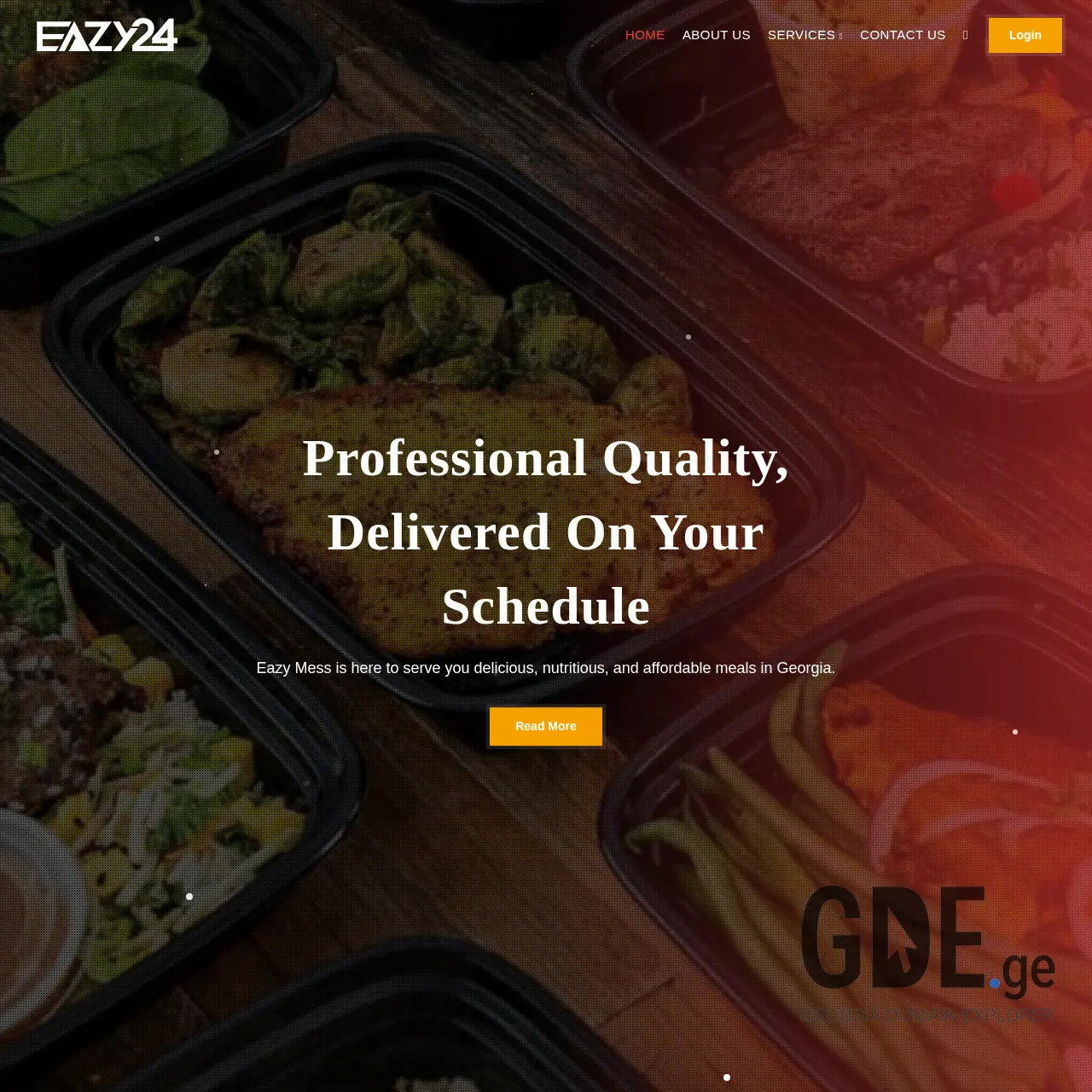 Screenshot of the site eazy.ge at 2025-12-07