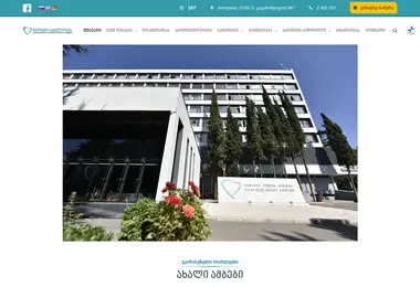 Screenshot of ecc.ge