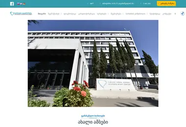 Скриншот ecc.ge