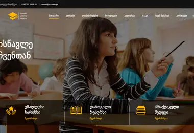 ece.com.ge-ის ეკრანის სურათი