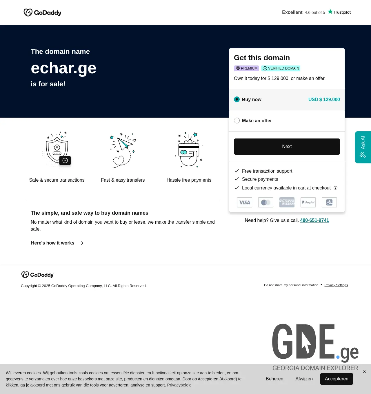 Screenshot of the site echar.ge at 2025-11-30