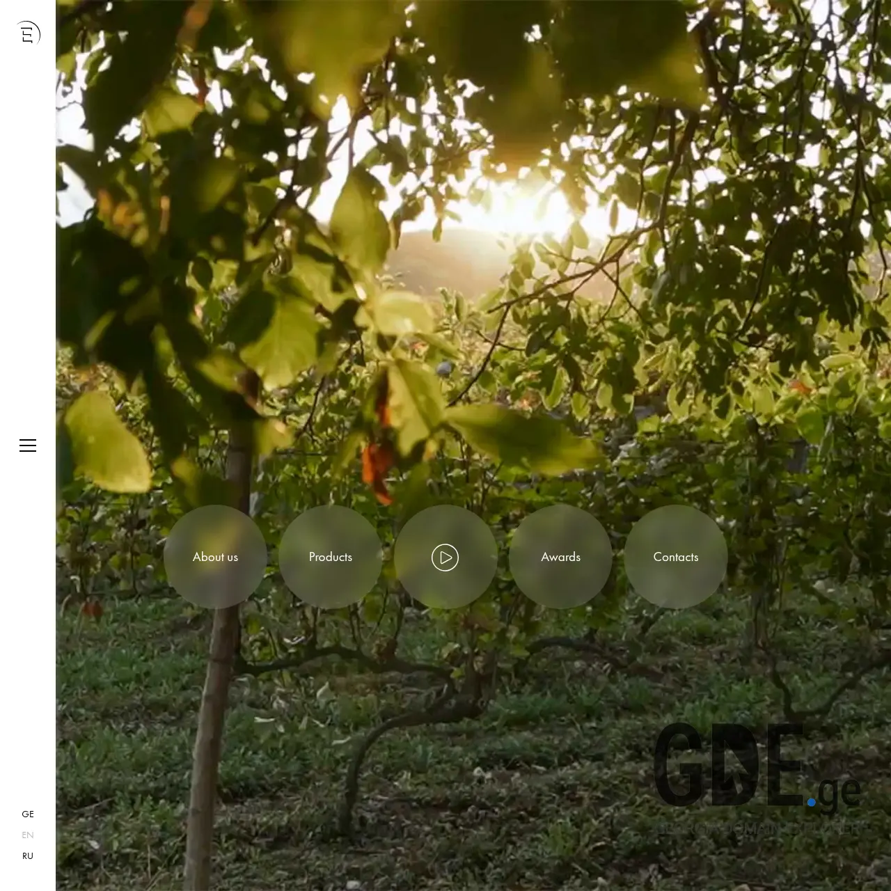 Screenshot of the site eclipsewine.ge at 2025-12-07