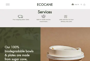 ecocane.ge-ის ეკრანის სურათი