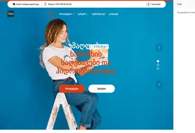 ecopentri.ge-ის ეკრანის სურათი