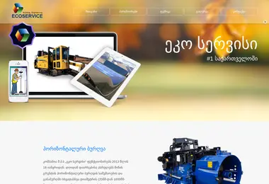 Screenshot of ecoservice.ge