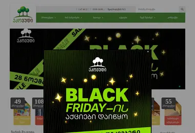 Screenshot of ecowood.ge