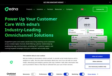 Screenshot of edna.ge