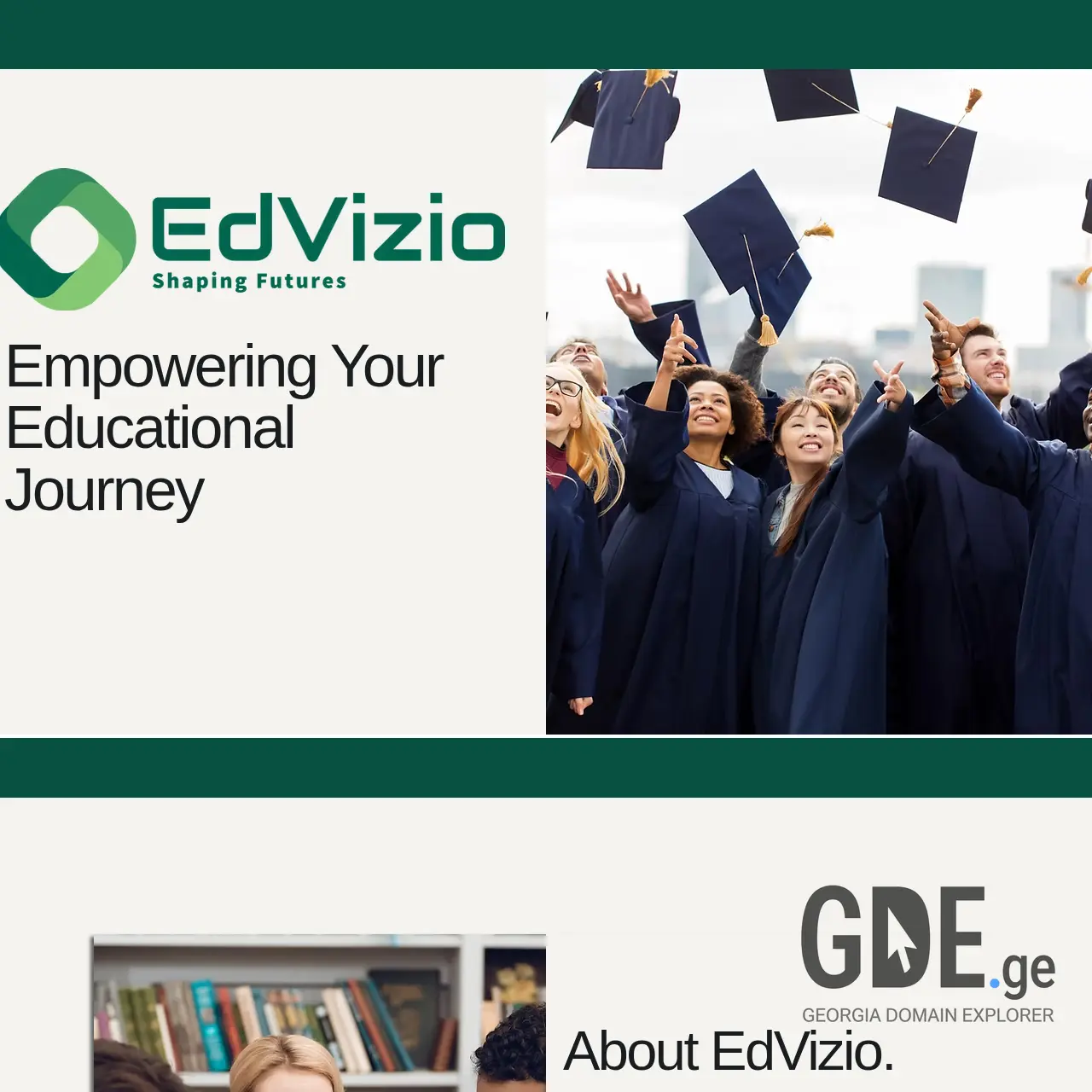 Screenshot of the site edvizio.ge at 2025-12-07