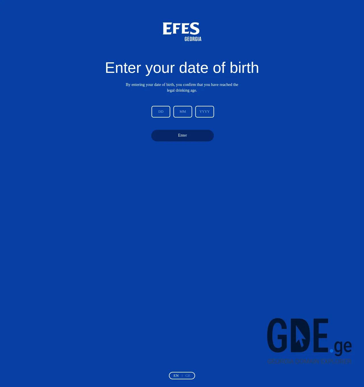 Screenshot of the site efesgeorgia.ge at 2025-11-30