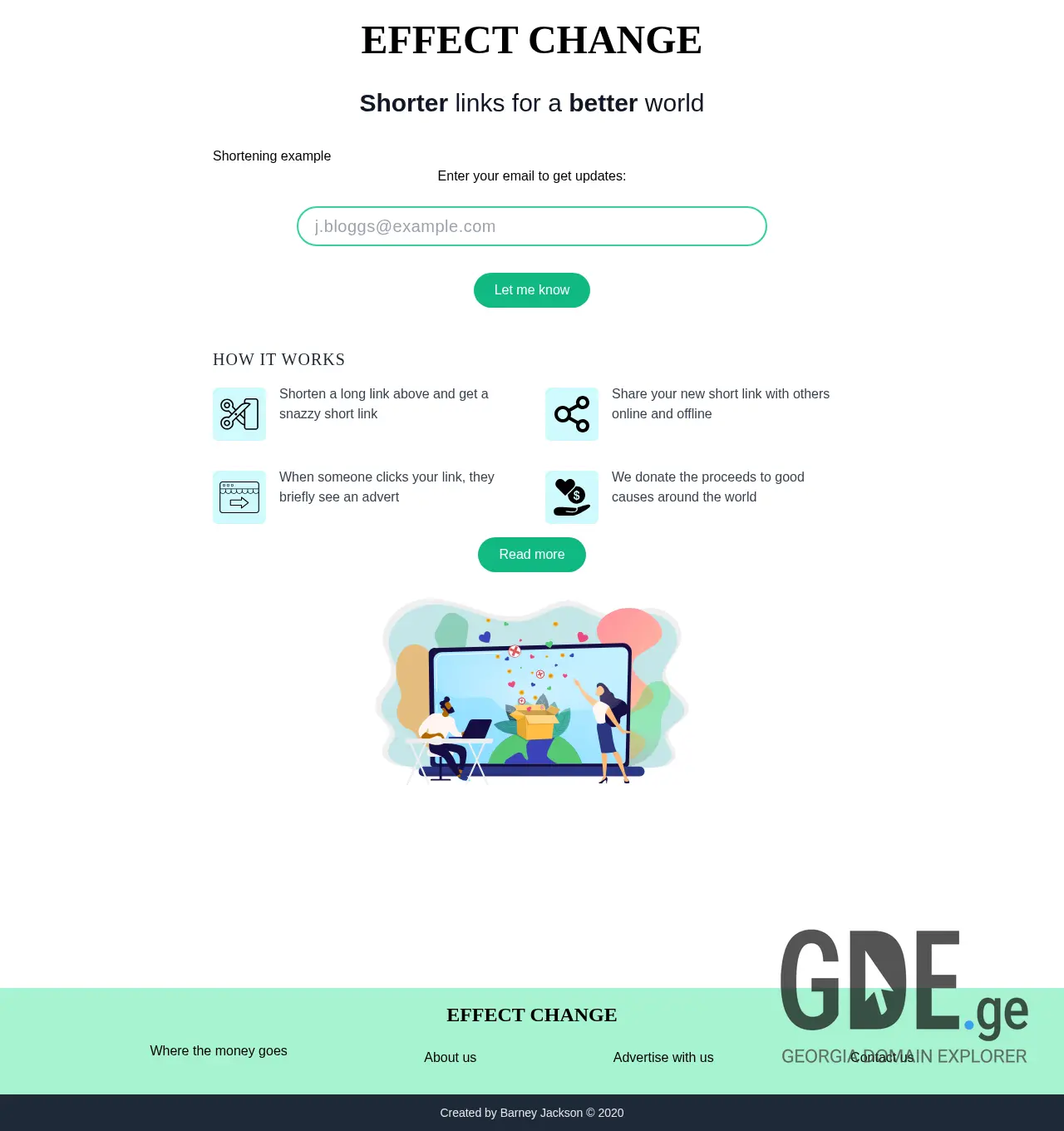 Screenshot of the site effectchan.ge at 2025-11-30