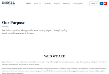 Скриншот egeriasolutions.ge