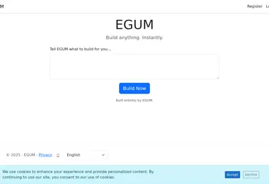 Скриншот egum.ge