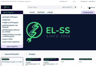 Скриншот el-ss.ge