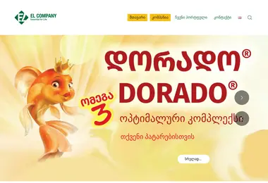 Screenshot of elcompany.ge