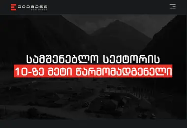 Screenshot of elementholding.ge
