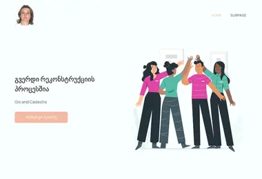 Screenshot of elenegis.ge