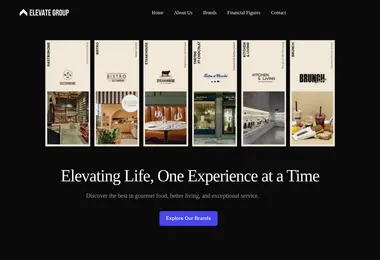 Screenshot of elevategroup.ge