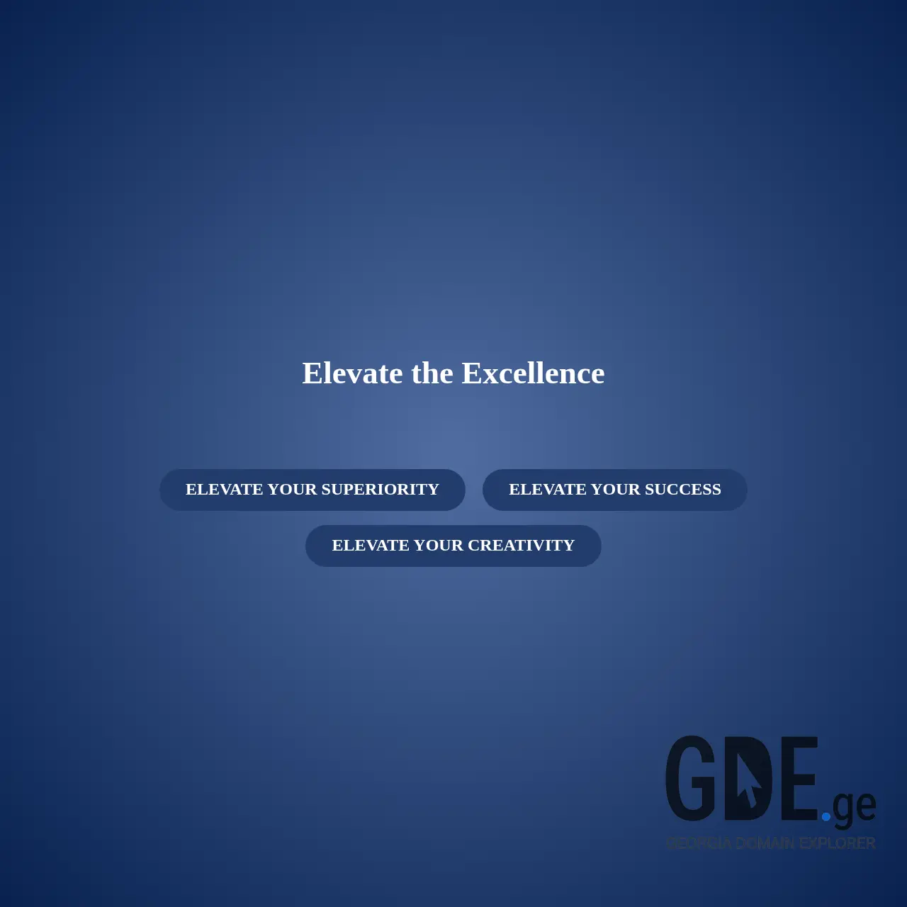 Screenshot of the site elevatetheexcellence.ge at 2025-12-07