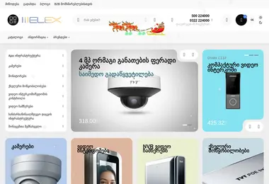 Screenshot of elex.ge