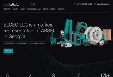 Screenshot of elgeo.ge